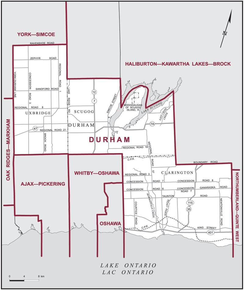 Directions To Durham Ontario Durham | Maps Corner | Elections Canada Online