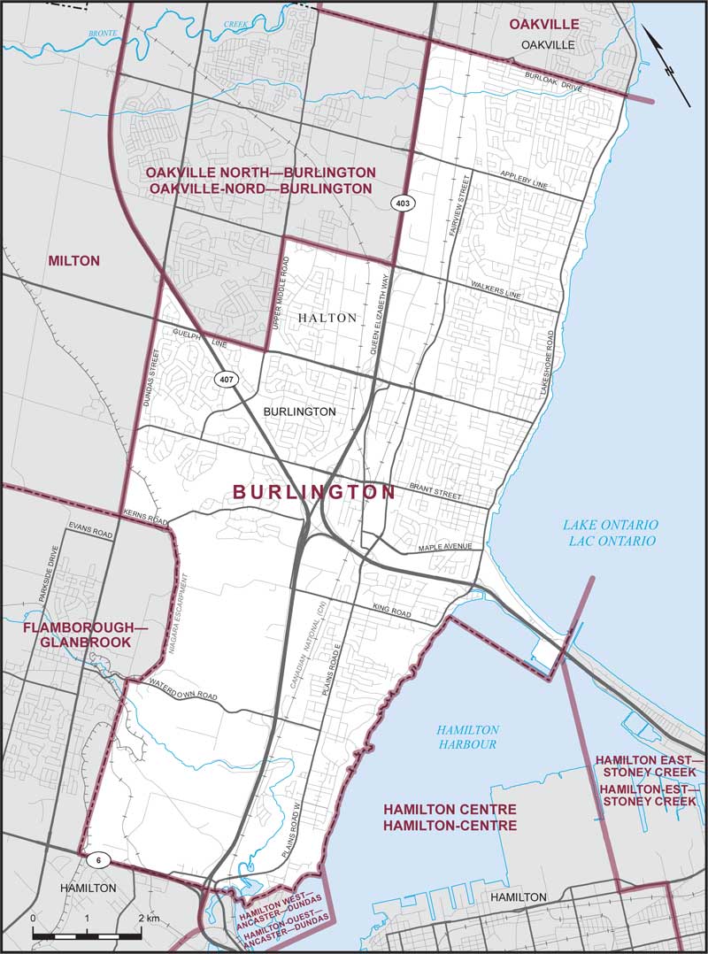 Carte – Burlington, Ontario