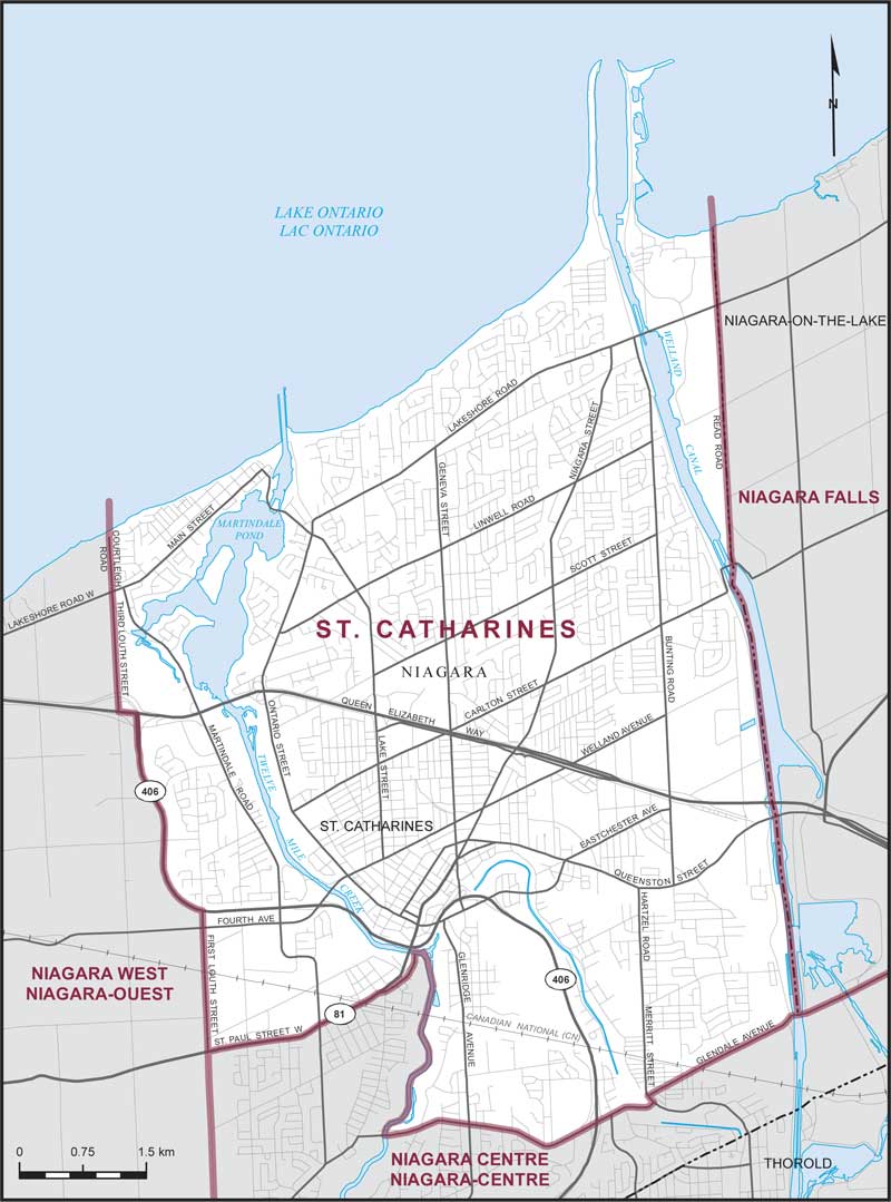 Carte – St. Catharines, Ontario