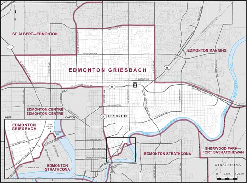 Map – Edmonton Griesbach, Alberta