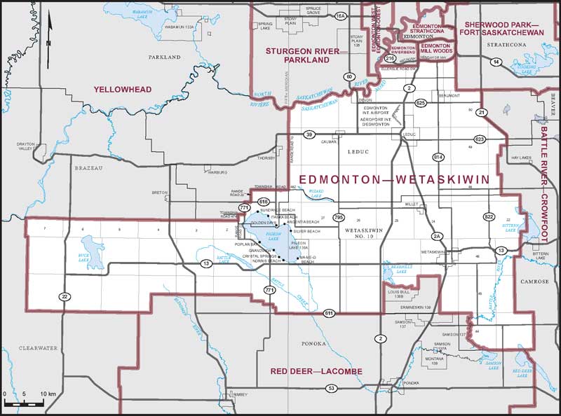 County Of Wetaskiwin Map Edmonton–Wetaskiwin | Maps Corner | Elections Canada Online