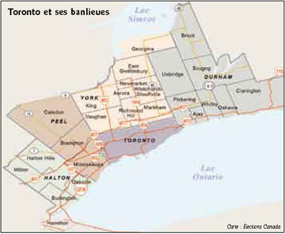 Toronto et ses banlieues