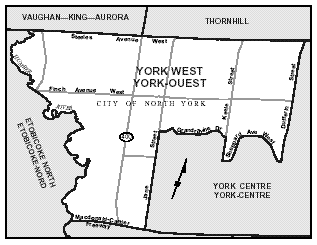 Figure 5 ? Area map of York West, Ontario