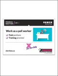 Poll worker flyer